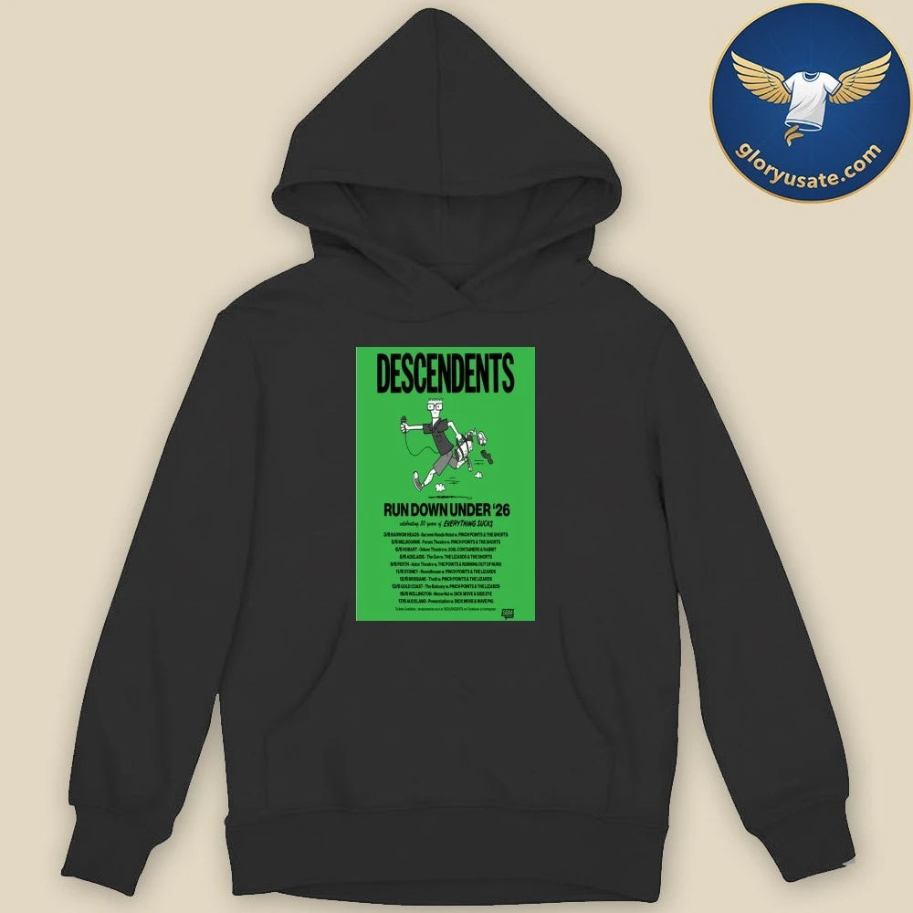 Descendents Run Down Under 2026 Poster Shirt
