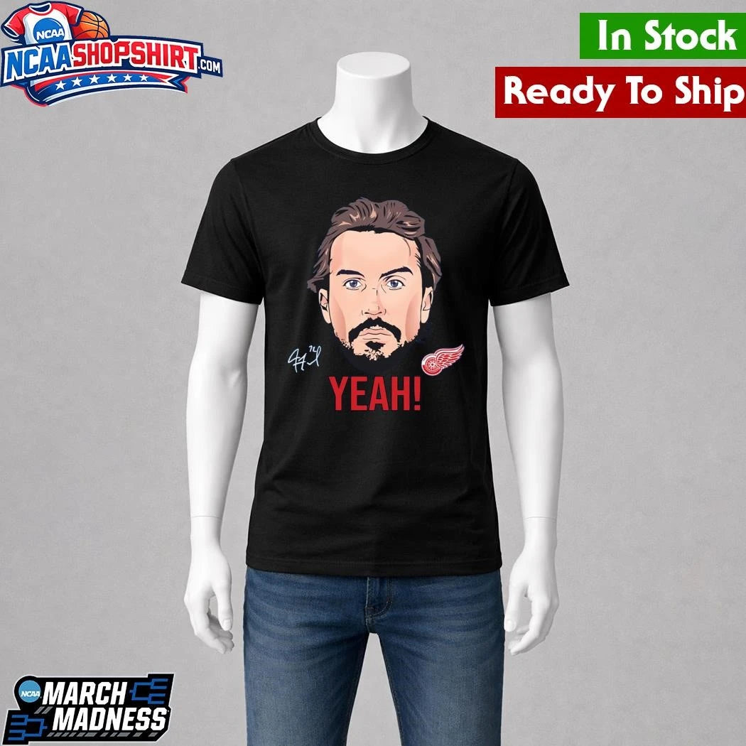 Detroit Red Wings Justin Faulk Yeah Shirt