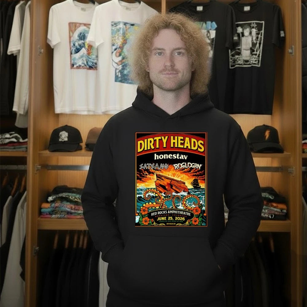 Dirty Heads Venue Poster Show At Red Rocks Amphitheatre On June 25 2026 Morrison Colorado Poster Shirt