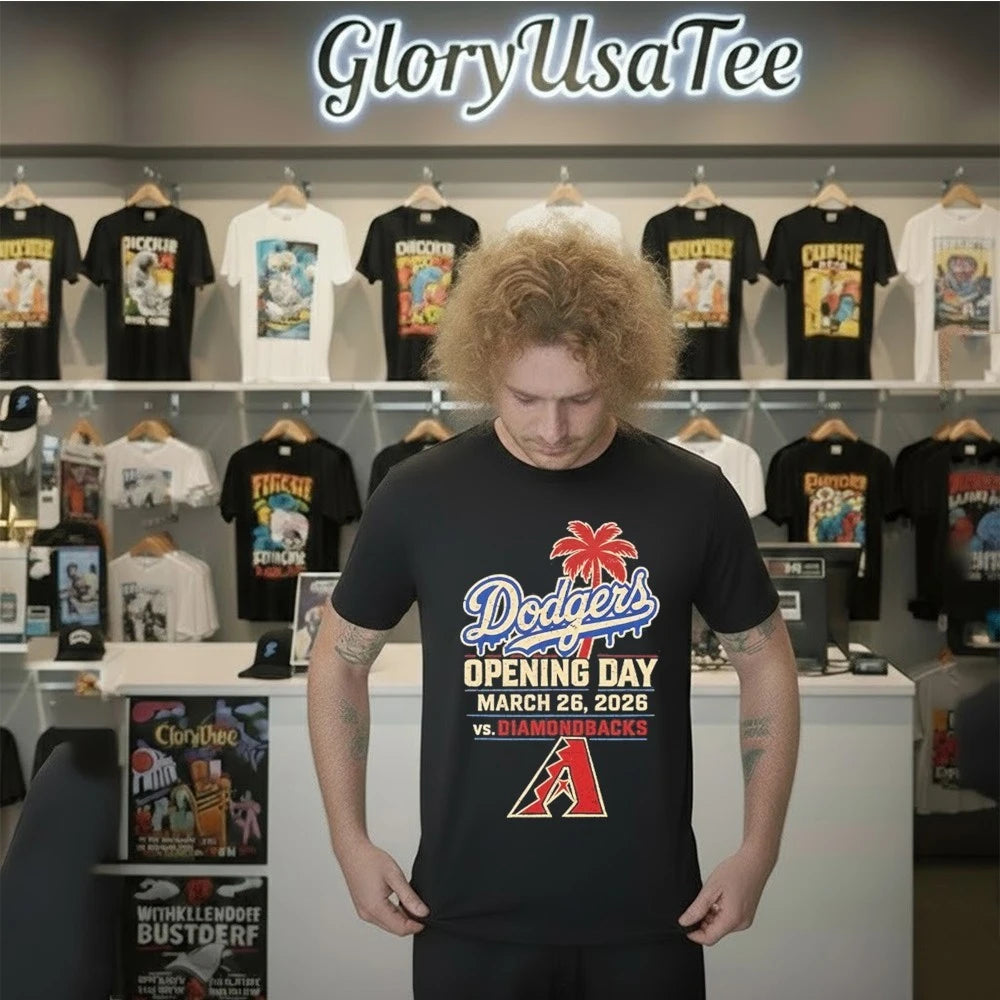 Dodgers Opening Day 2026 Los Angeles vs Diamondbacks Season Opener Game Day Shirt