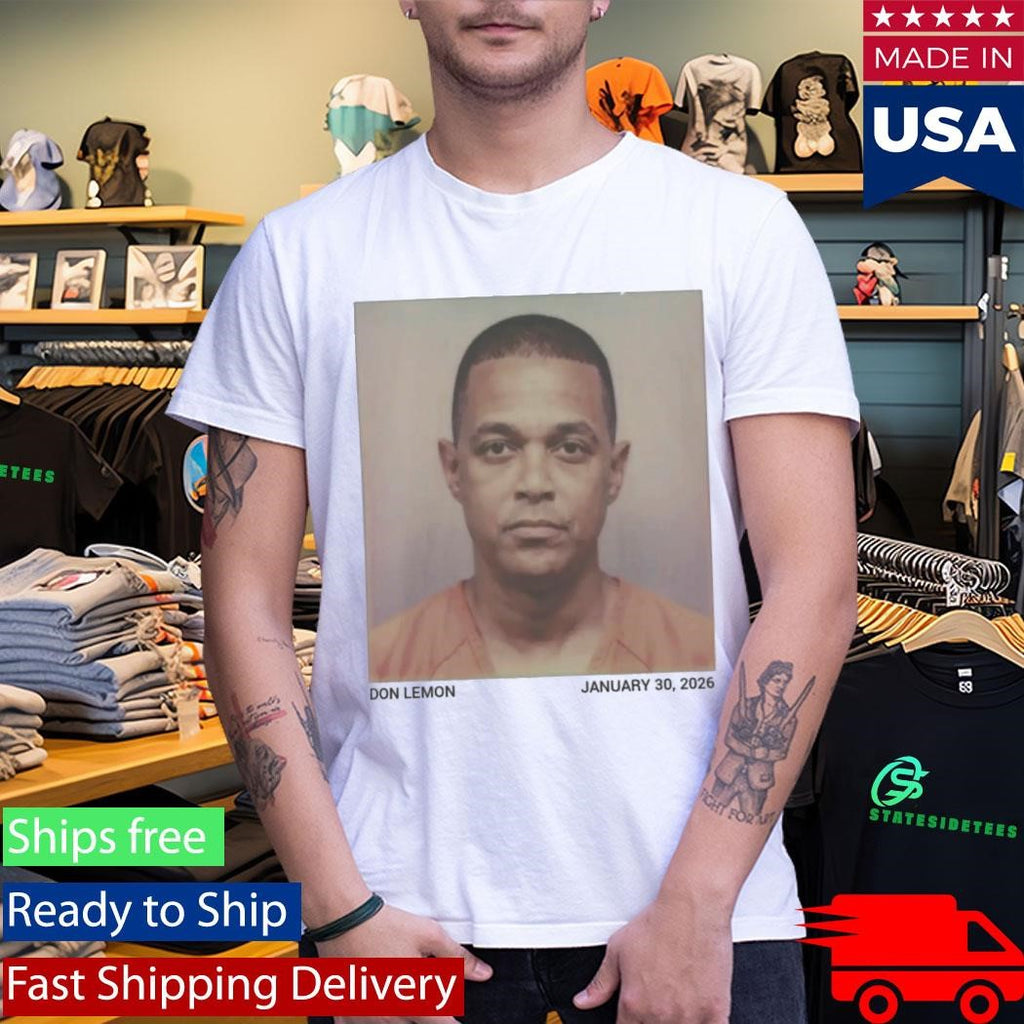 Don Lemon Mugshot January 30 2026 Shirt