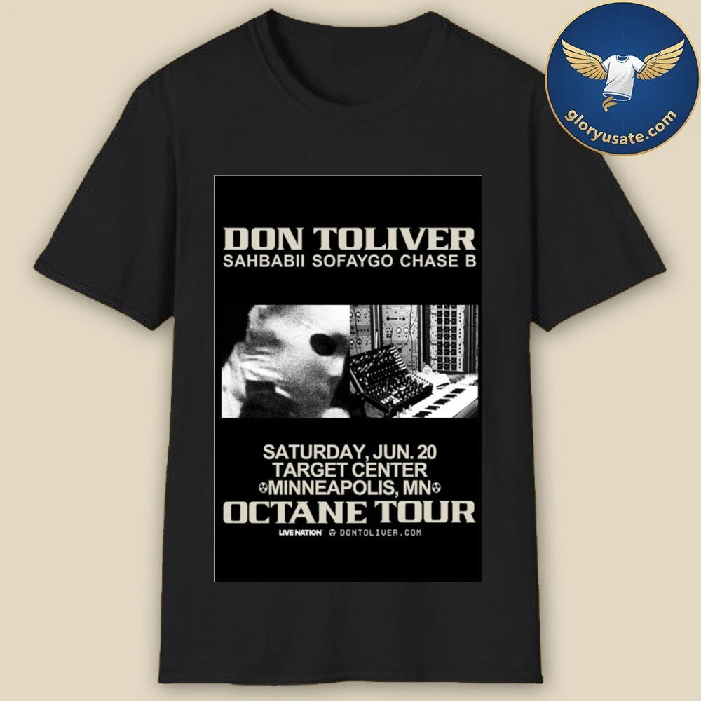 Don Toliver June 20 2026 Target Center Minneapolis, MN Tour Poster Shirt