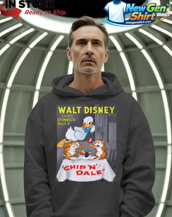 Donald Duck In Chip N Dale Shirt