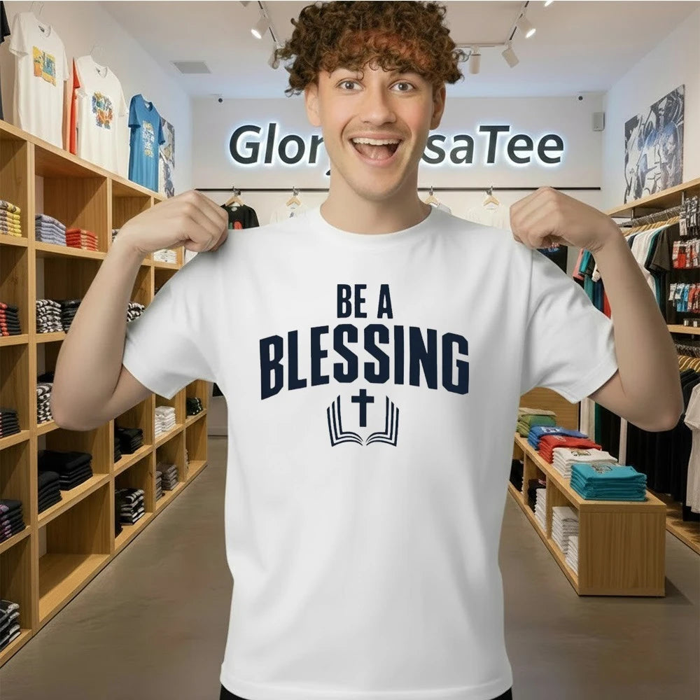 Drake Maye Be a Blessing Heavy Blend Shirt