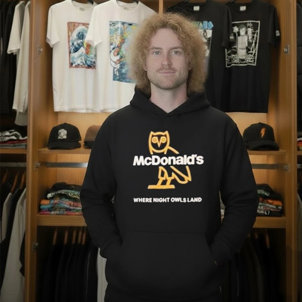 Drake x McDonald Where Night Owls Land Shirt