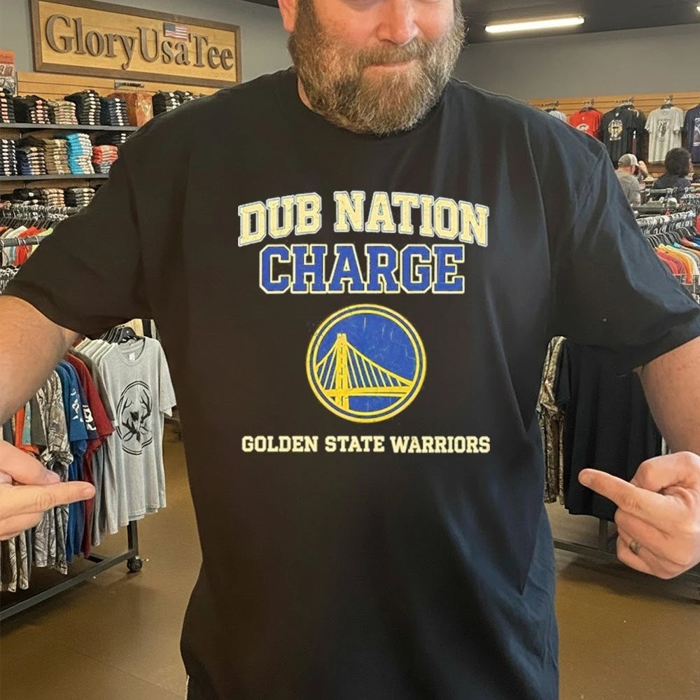 Dub Nation Charge Golden State Warriors Vintage Bay Area Shirt