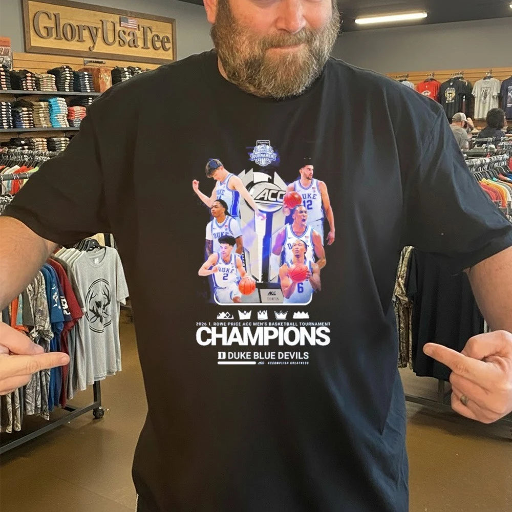 Duke Men’s Basketball 2026 ACC Champions Tournament T-Shirt