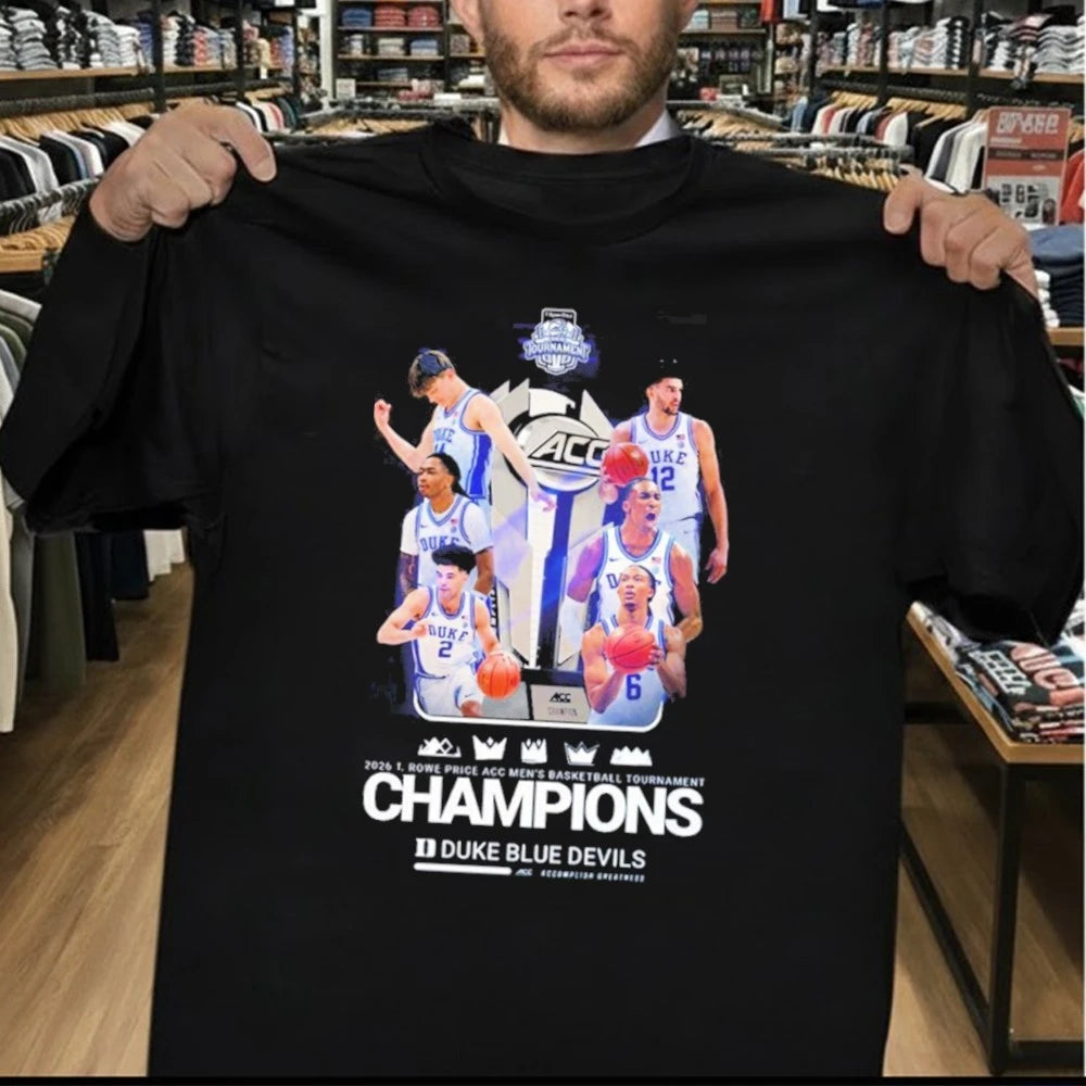 Duke Men’s Basketball 2026 ACC Champions Tournament T-Shirt