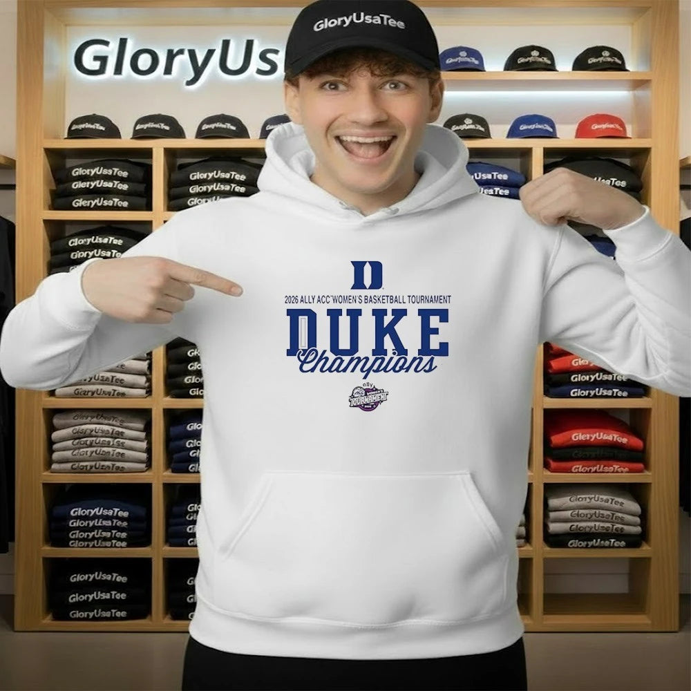 Duke Women’s Basketball Champions 2026 Ally ACC Women’s Basketball Tournament Unisex T ShirtDuke Women’s Basketball Champions 2026 Ally ACC Women’s Basketball Tournament Shirt