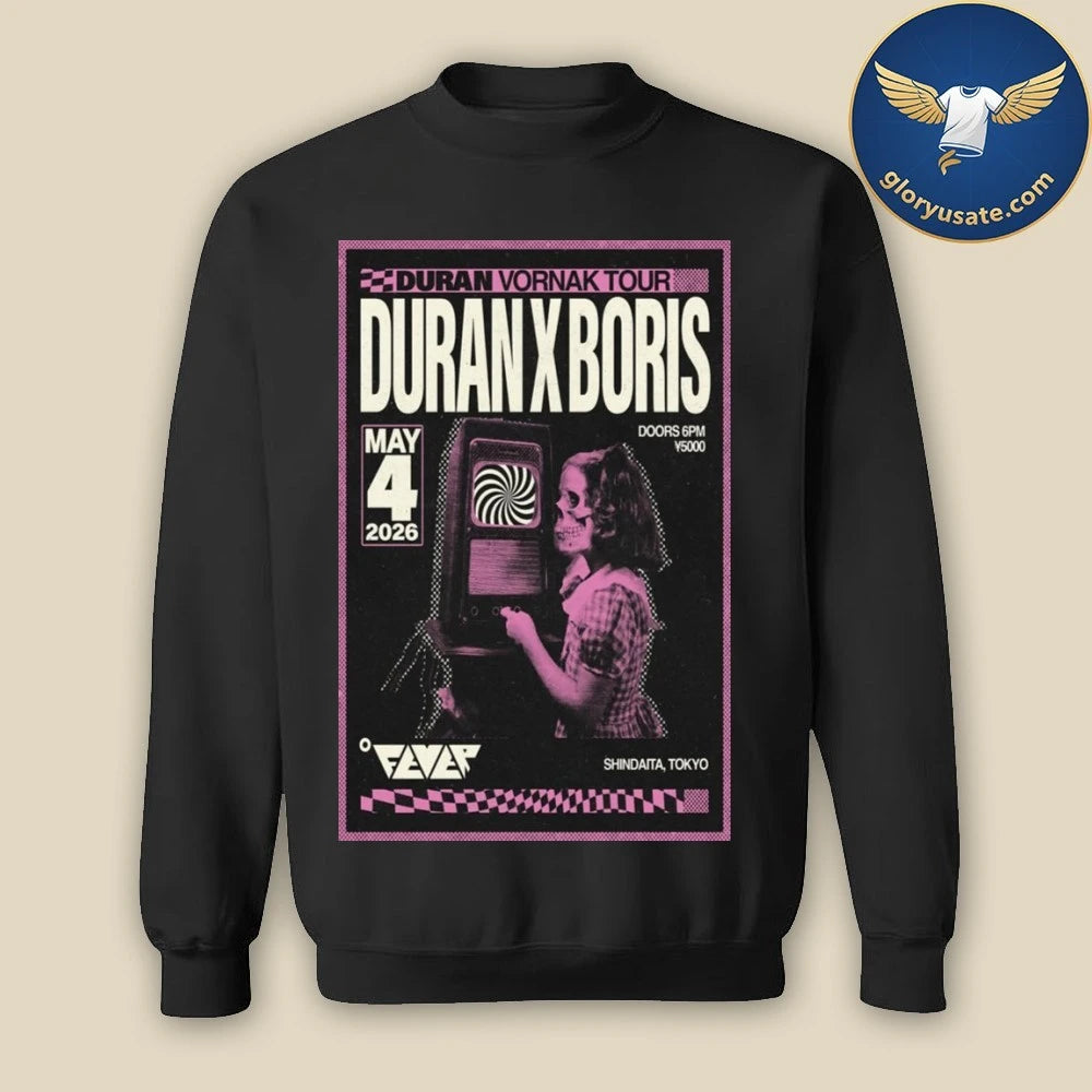 Duran &amp; Boris May 4 2026 Shindaita, Tokyo Poster Shirt