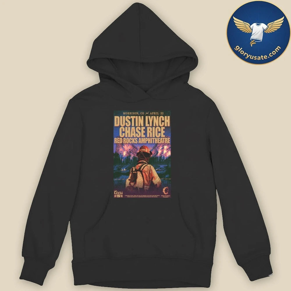 Dustin Lynch Morrison, CO April 22 2026 Concert Poster Shirt