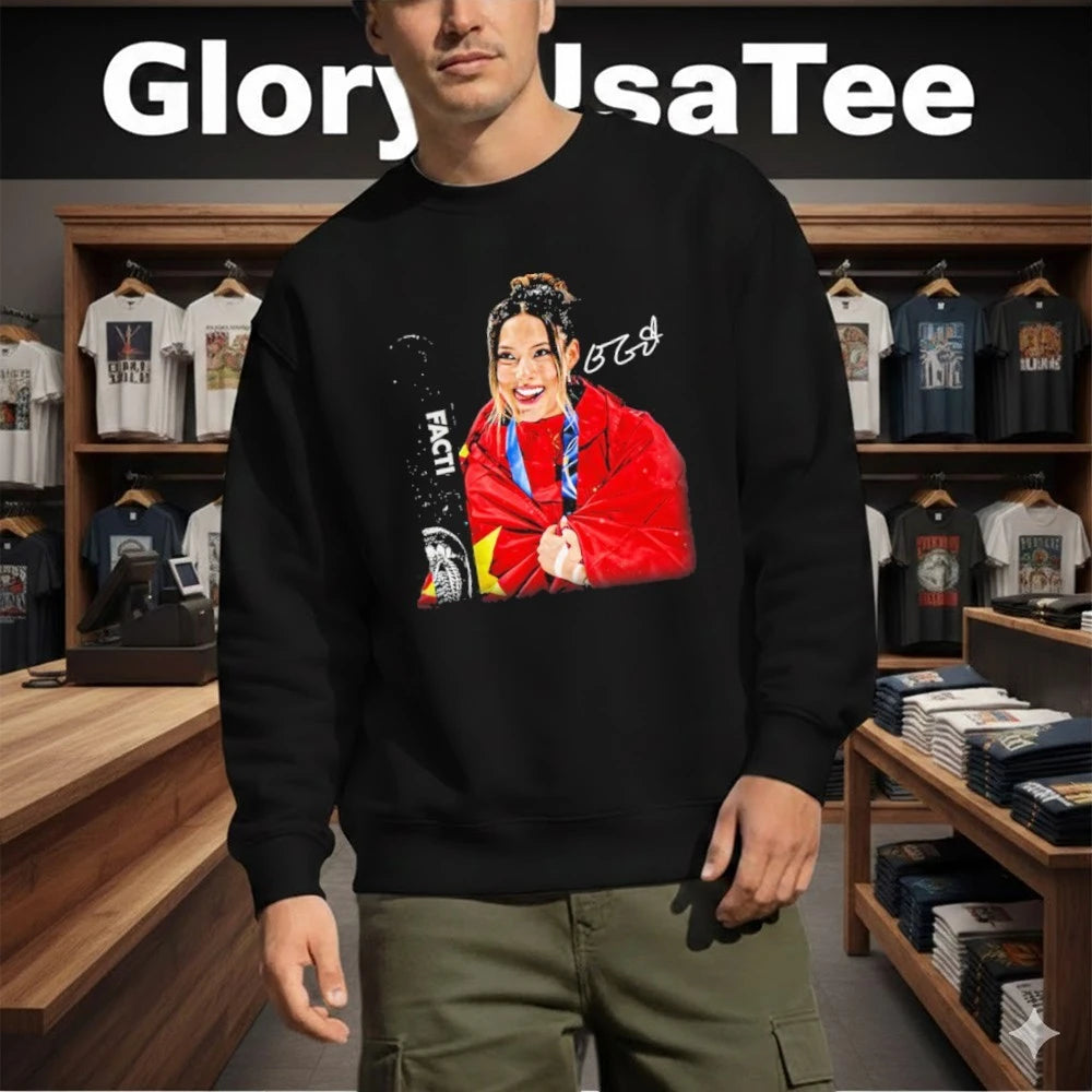 EILEEN GU GOLD Graphic Shirt