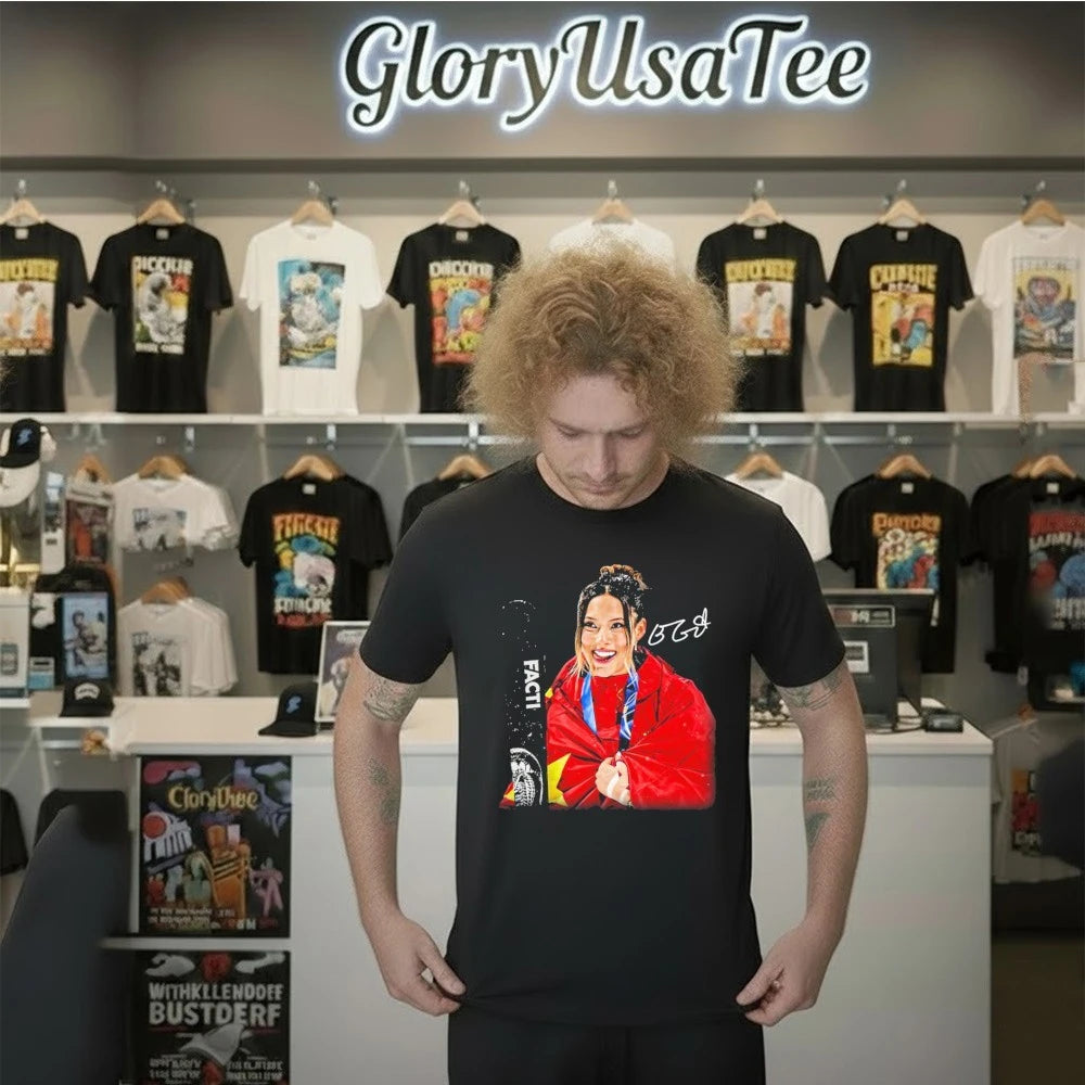 EILEEN GU GOLD Graphic Shirt