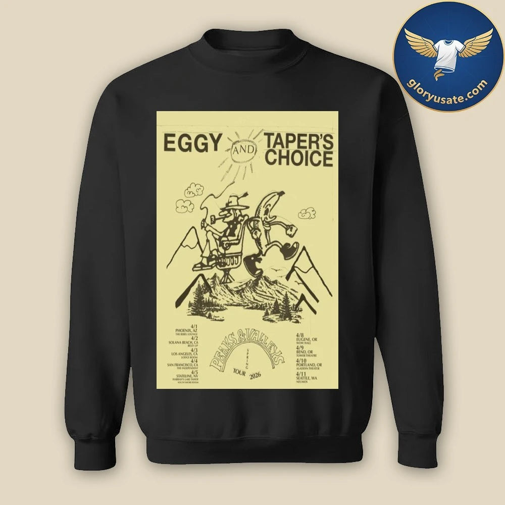 Eggy &amp; Taper’s Choice April Tour 2026 Poster Shirt