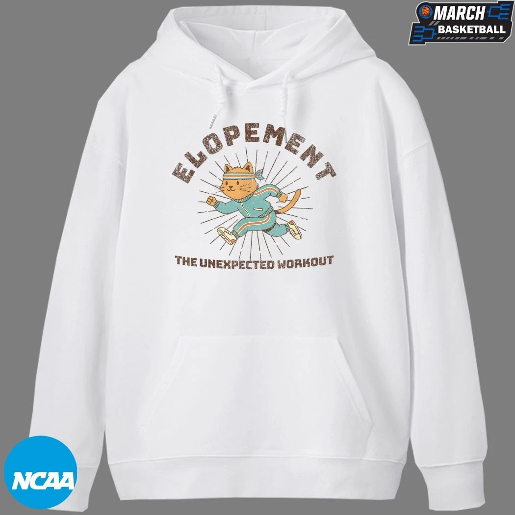 Elopement The Unexpected Workout Cat T-Shirts
