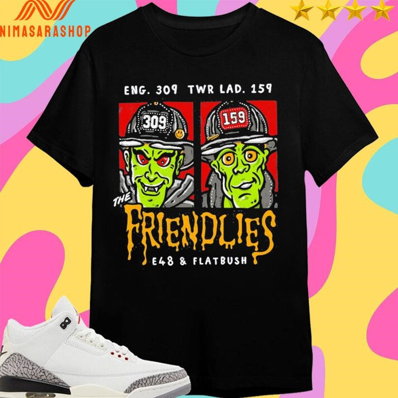 Eng 309 Twr Lad 159 The Friendlies E48 And Flatbush Shirts