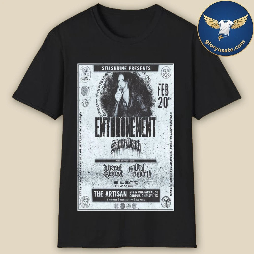 Enthronement Corpus Christi, TX February 20 2026 Concert Poster Shirt