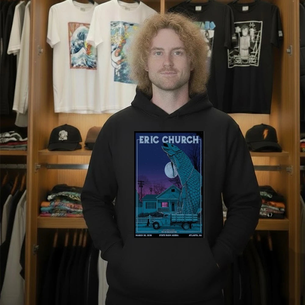 Eric Church March 20 2026 Atlanta, GA Poster Shirt