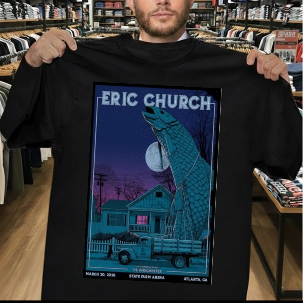 Eric Church March 20 2026 Atlanta, GA Poster Shirt