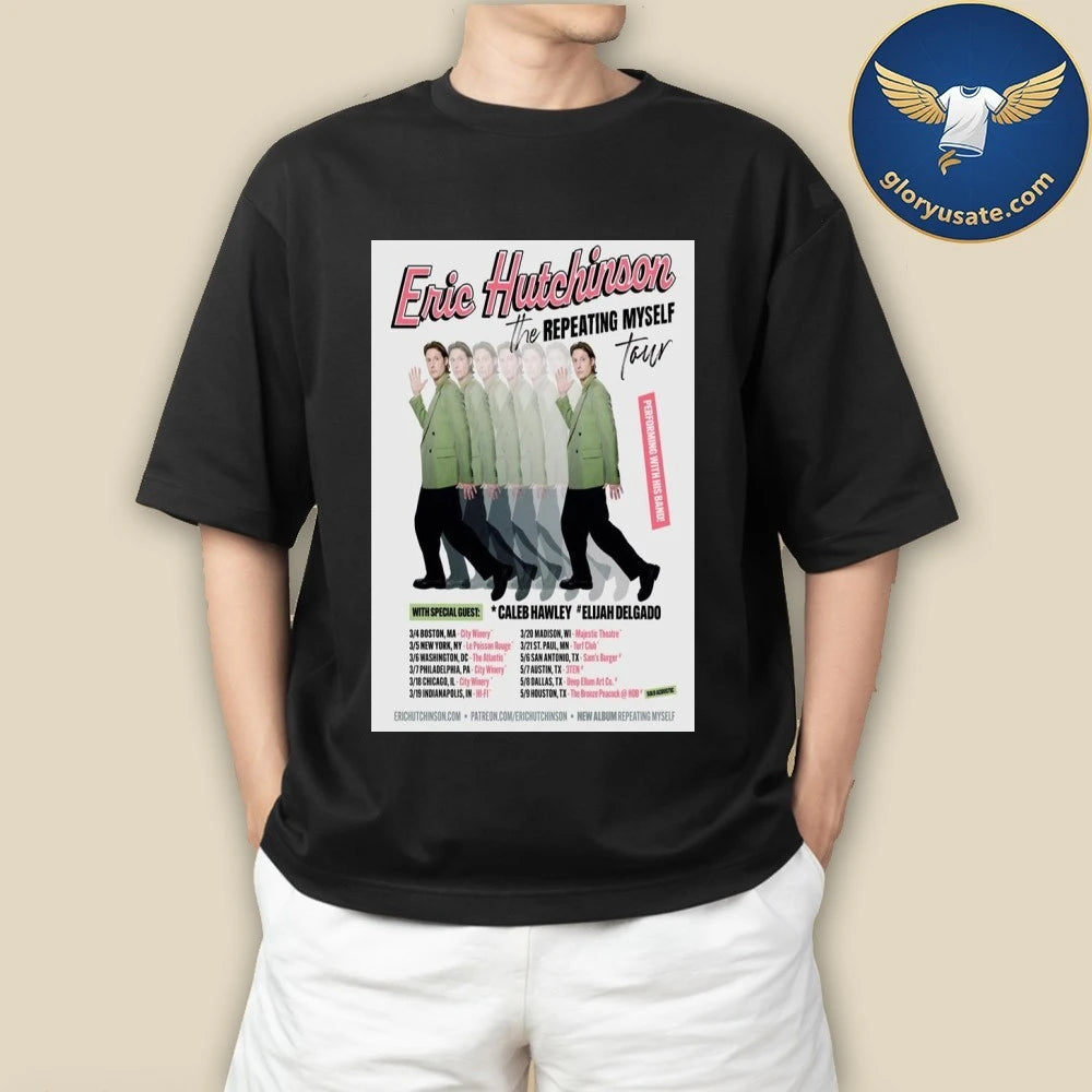 Eric Hutchinson The Repeating Myself Tour 2026 Poster Shirt