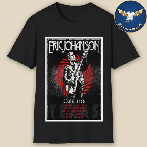 Eric Johanson Tour Jan 2026 Texas Poster Shirt