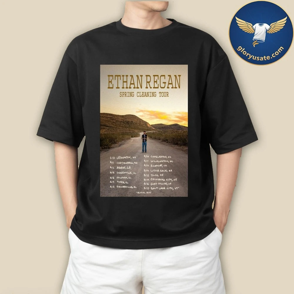 Ethan Regan Spring Cleaning Tour 2026 Poster Shirt