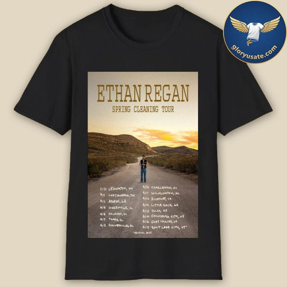 Ethan Regan Spring Cleaning Tour 2026 Poster Shirt