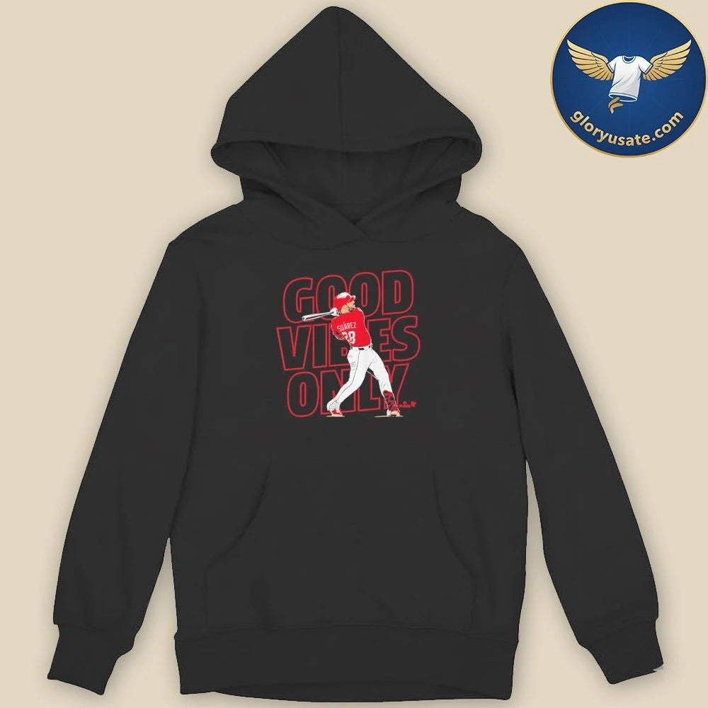 Eugenio Suarez Good Vibes Only Cincinnati Shirt
