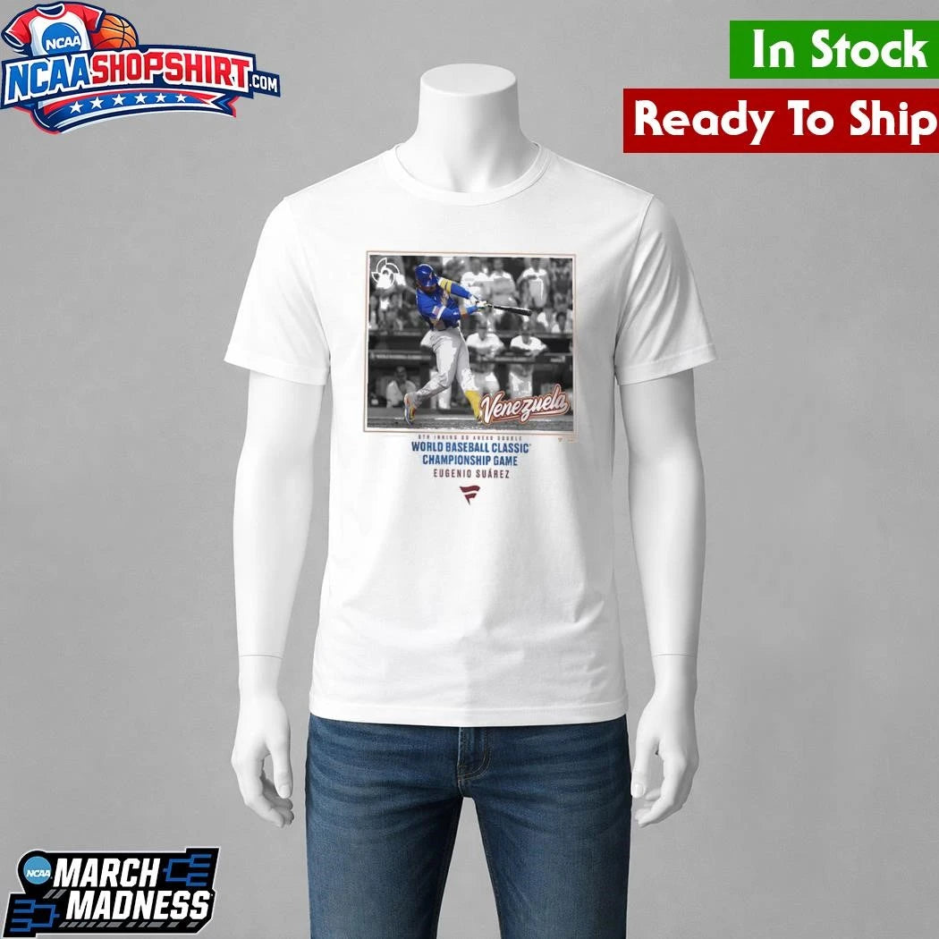 Eugenio Suárez Venezuela Baseball 2026 World Baseball Classic Go Ahead Shirt