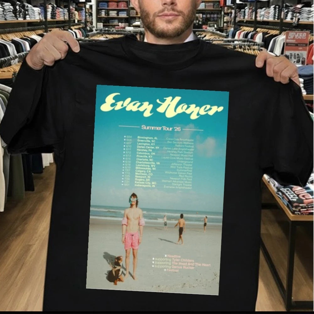 Evan Honer Summer Tour 2026 Poster Shirt