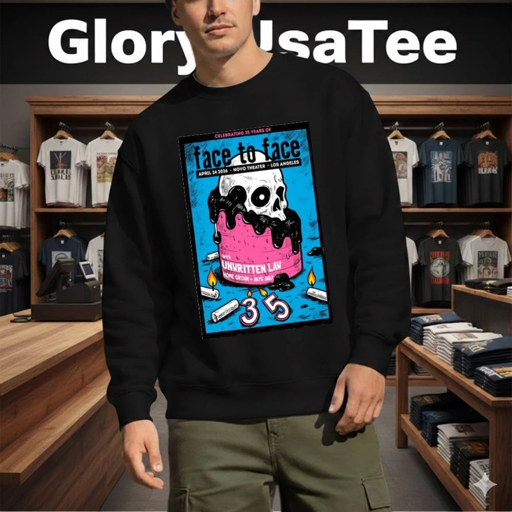 Face To Face Los Angeles, CA Apr 24 2026 Tour Poster Shirt