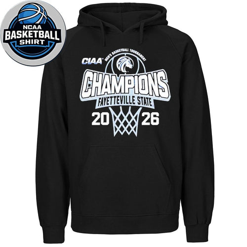 Fayetteville State Men’s Basketball 2026 CIAA Tournament Champions Logo Shirt