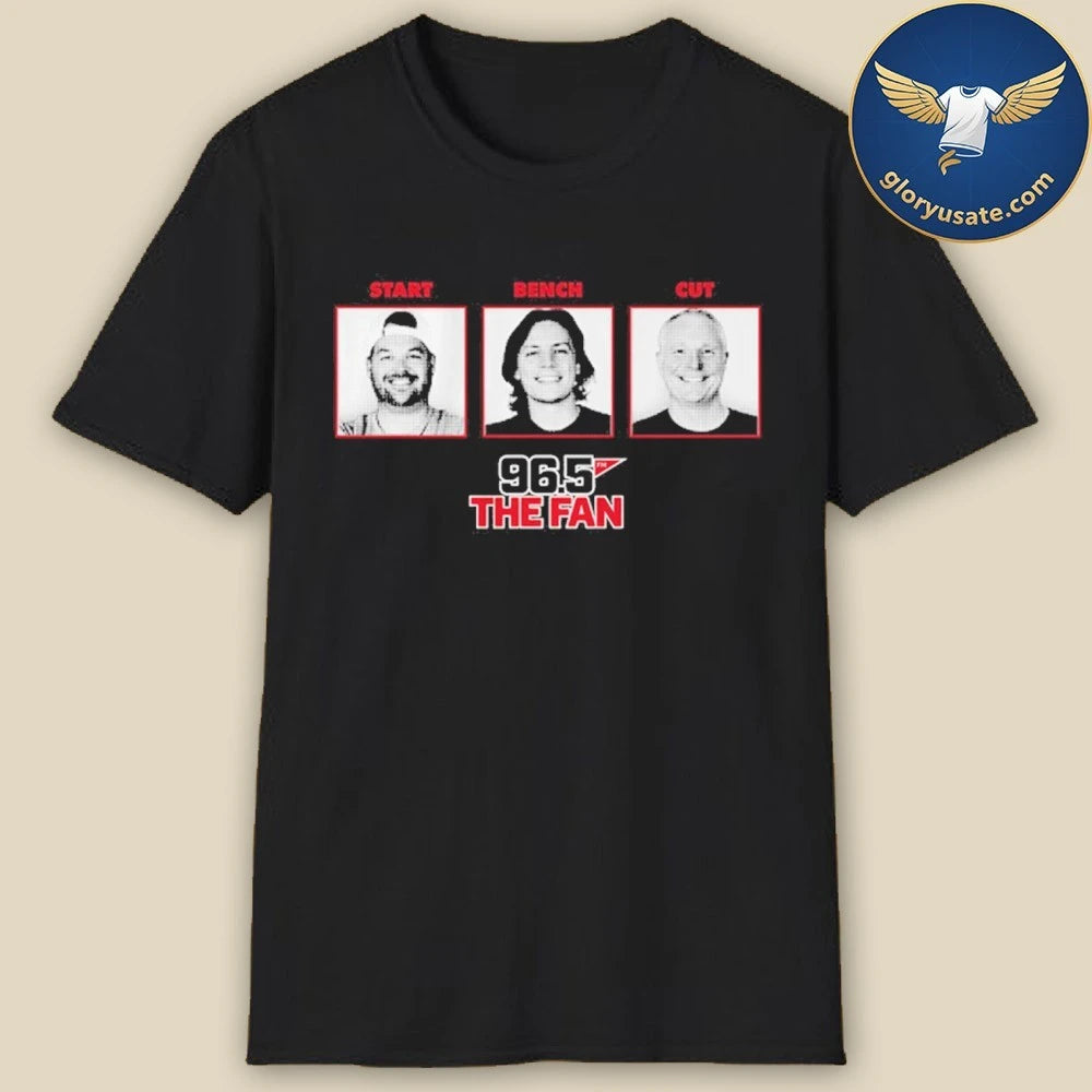 Fescoe and Dusty Start Bench Cut 96.5 The Fan Shirt