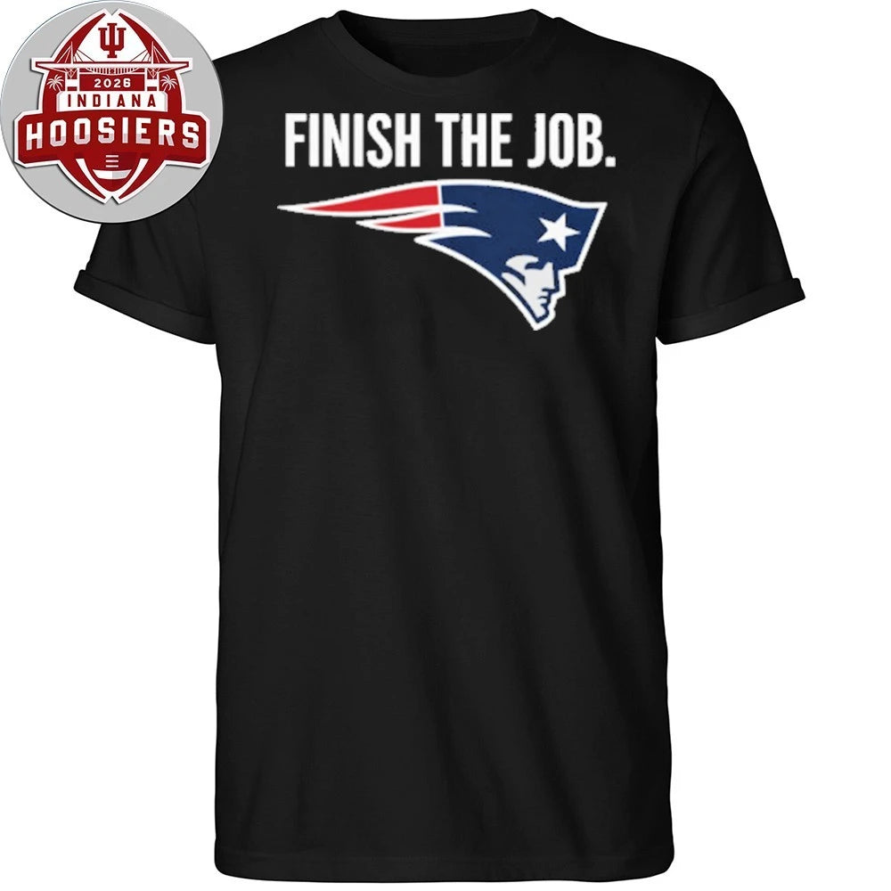 Finish The Job Patriots Football Logo T-Shirt