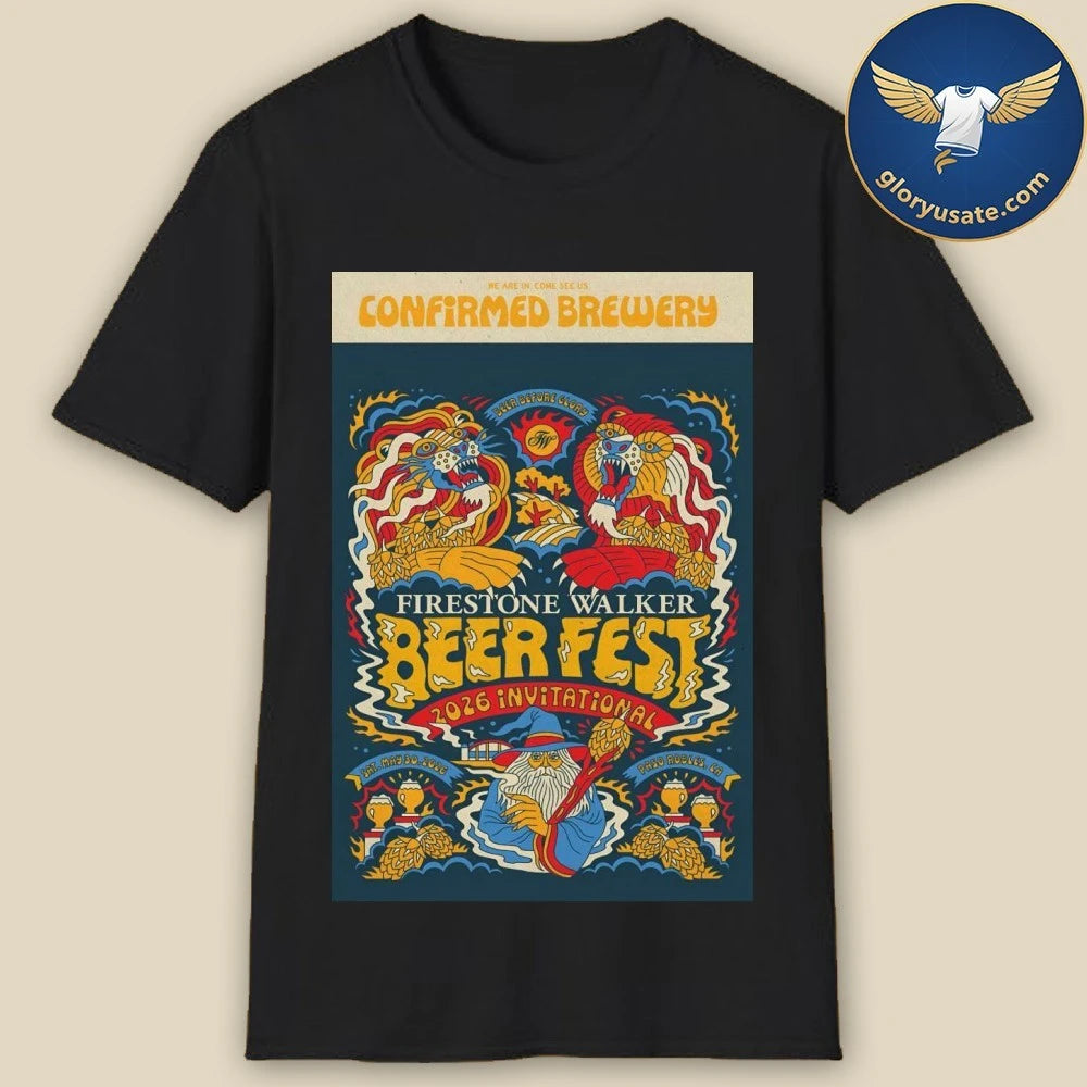 Firestone Walker Beer Fest May 30 2026 Paso Robles, CA Poster Shirt