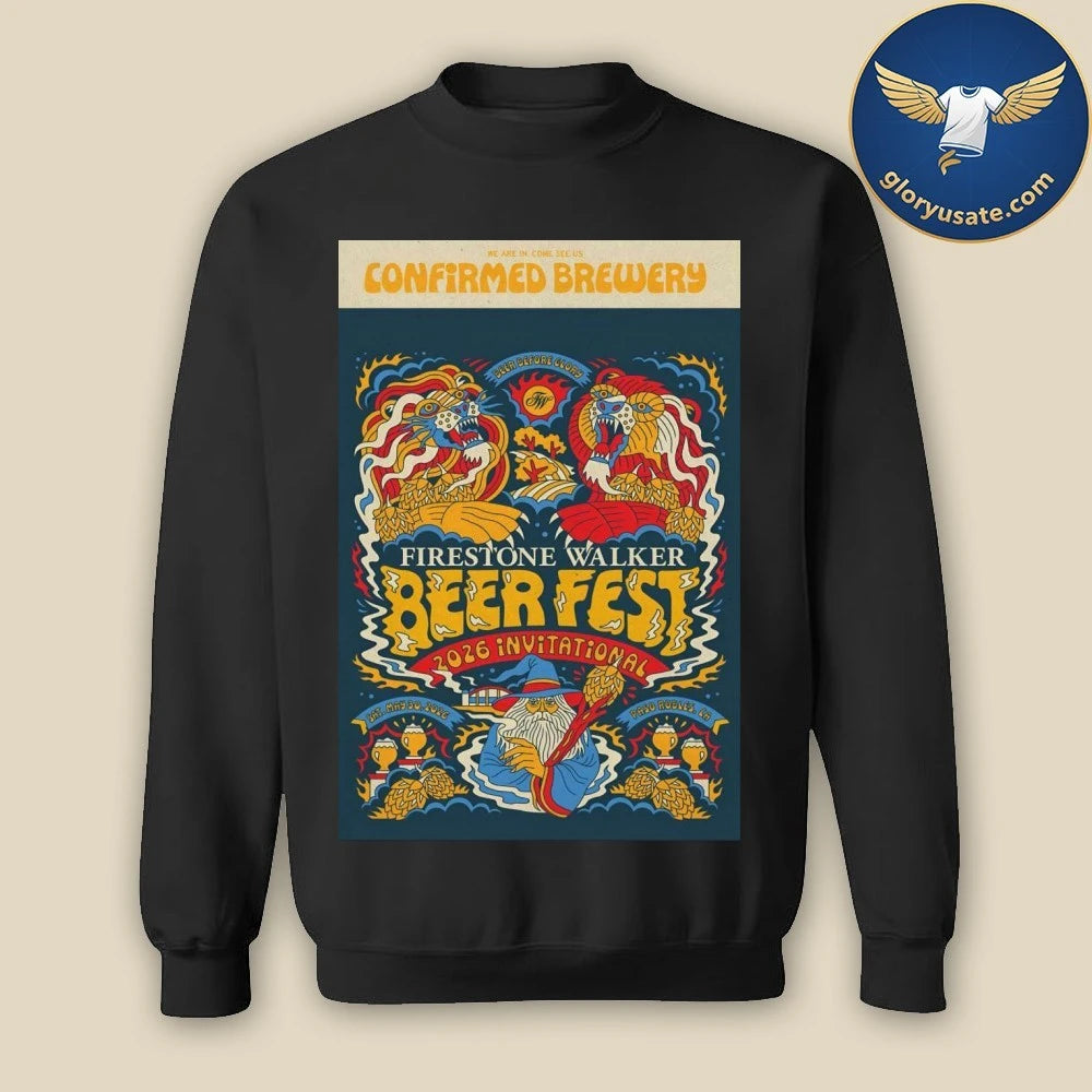 Firestone Walker Beer Fest May 30 2026 Paso Robles, CA Poster Shirt