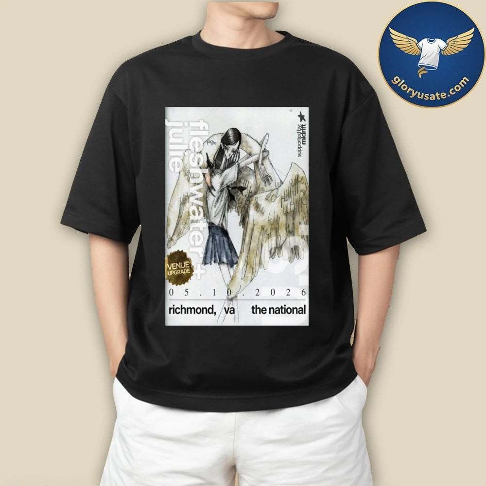 Fleshwater &amp; Julie May 10 2026 The National Richmond VA Poster Shirt
