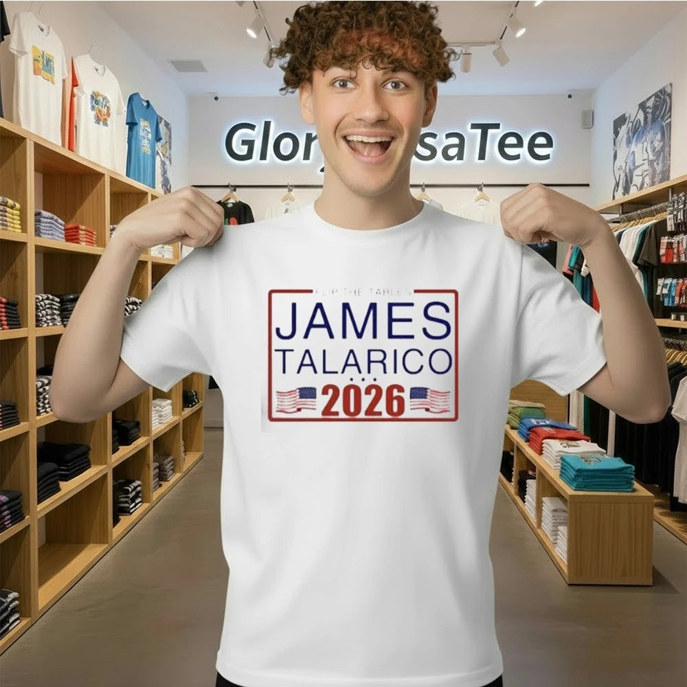 Flip the Tables James Talarico 2026 T-Shirt