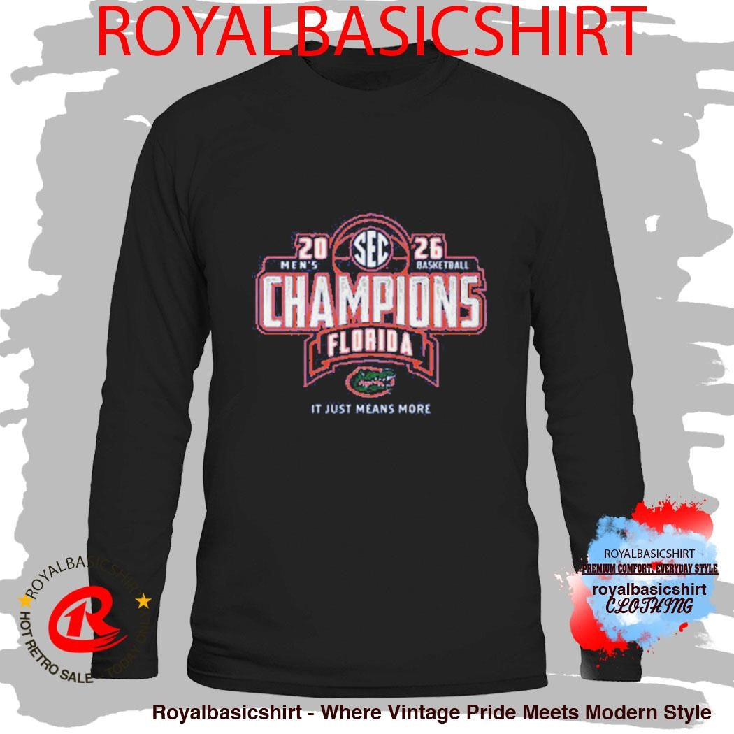 Florida Gators 2026 SEC Men’s Basketball Regular Season Champions Shirt