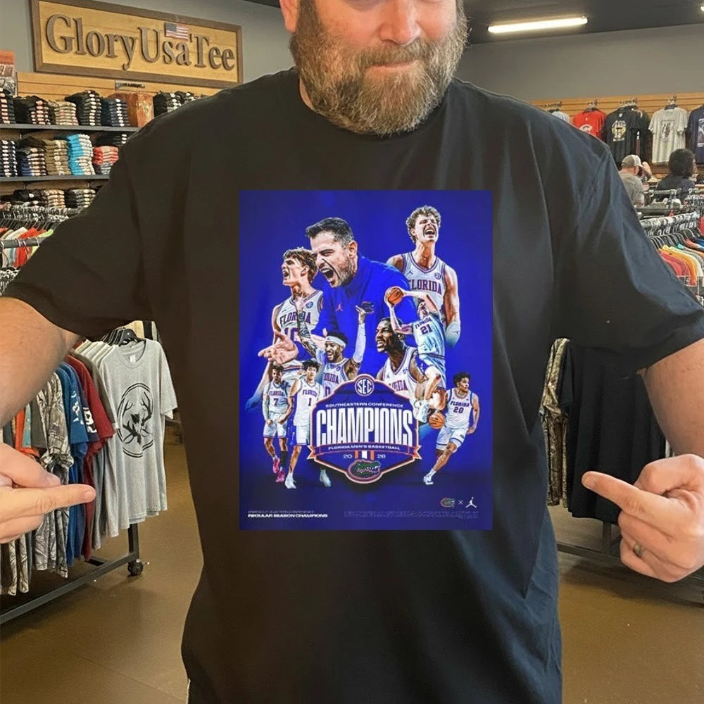 Florida Gators Men’s Basketball Is A Southeastern Conference Champions 2026 SEC Shirt