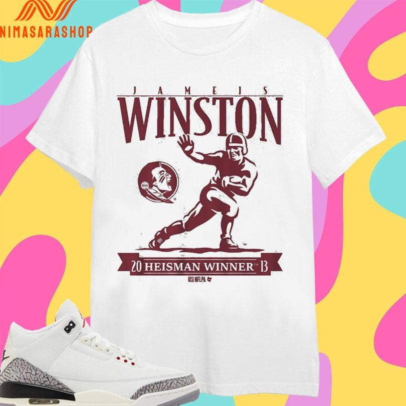 Florida State Seminoles Football Jameis Winston Heisman Winner Trophy Shirts
