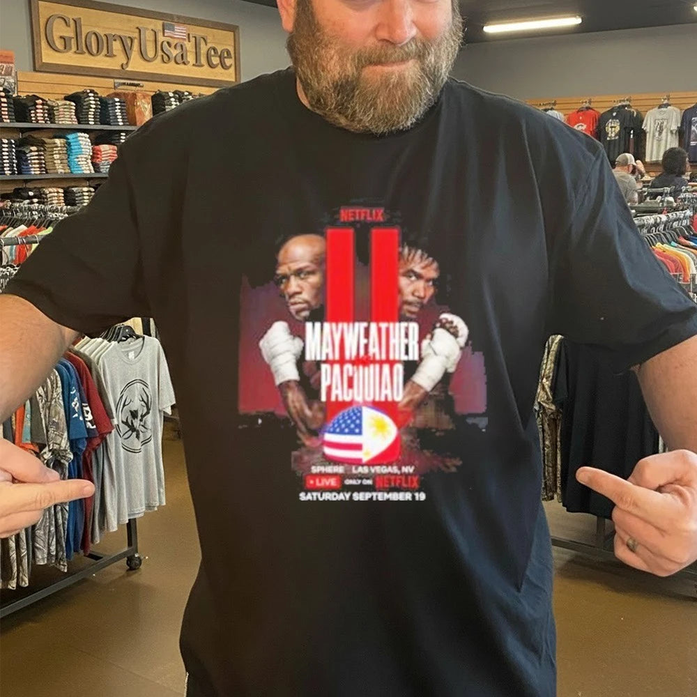 Floyd Mayweather Vs Manny Pacquiao Professional Boxing Match At Sphere Las Vegas On September 19 2026 T-Shirt