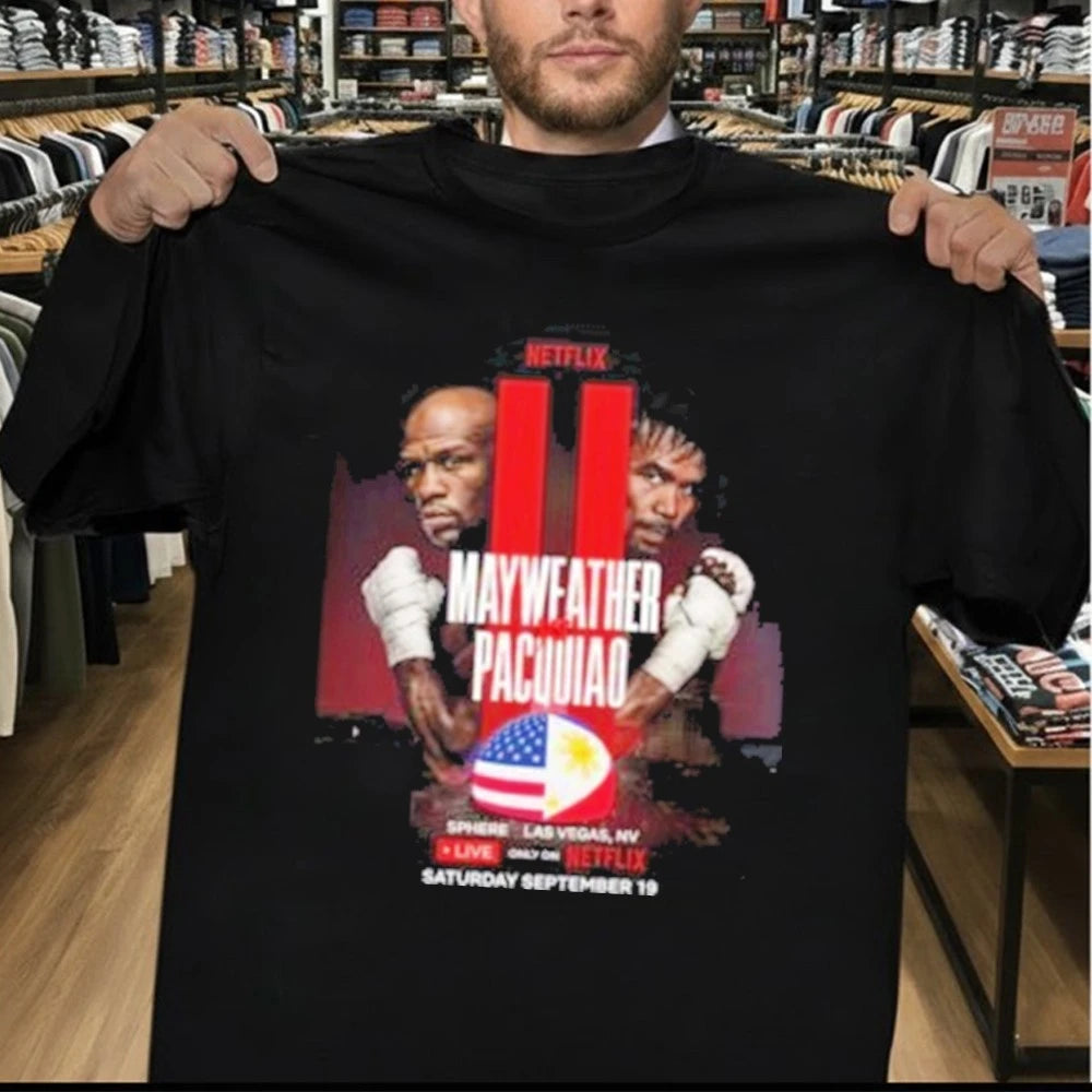 Floyd Mayweather Vs Manny Pacquiao Professional Boxing Match At Sphere Las Vegas On September 19 2026 T-Shirt