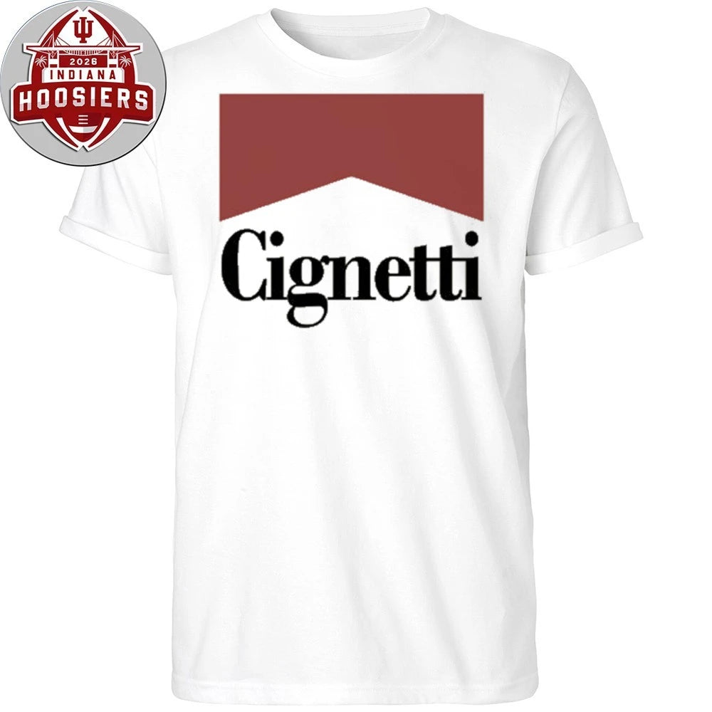 Football Coach Curt Cignetti Cigarette Inspired Vintage Retro 90s Tee Shirt