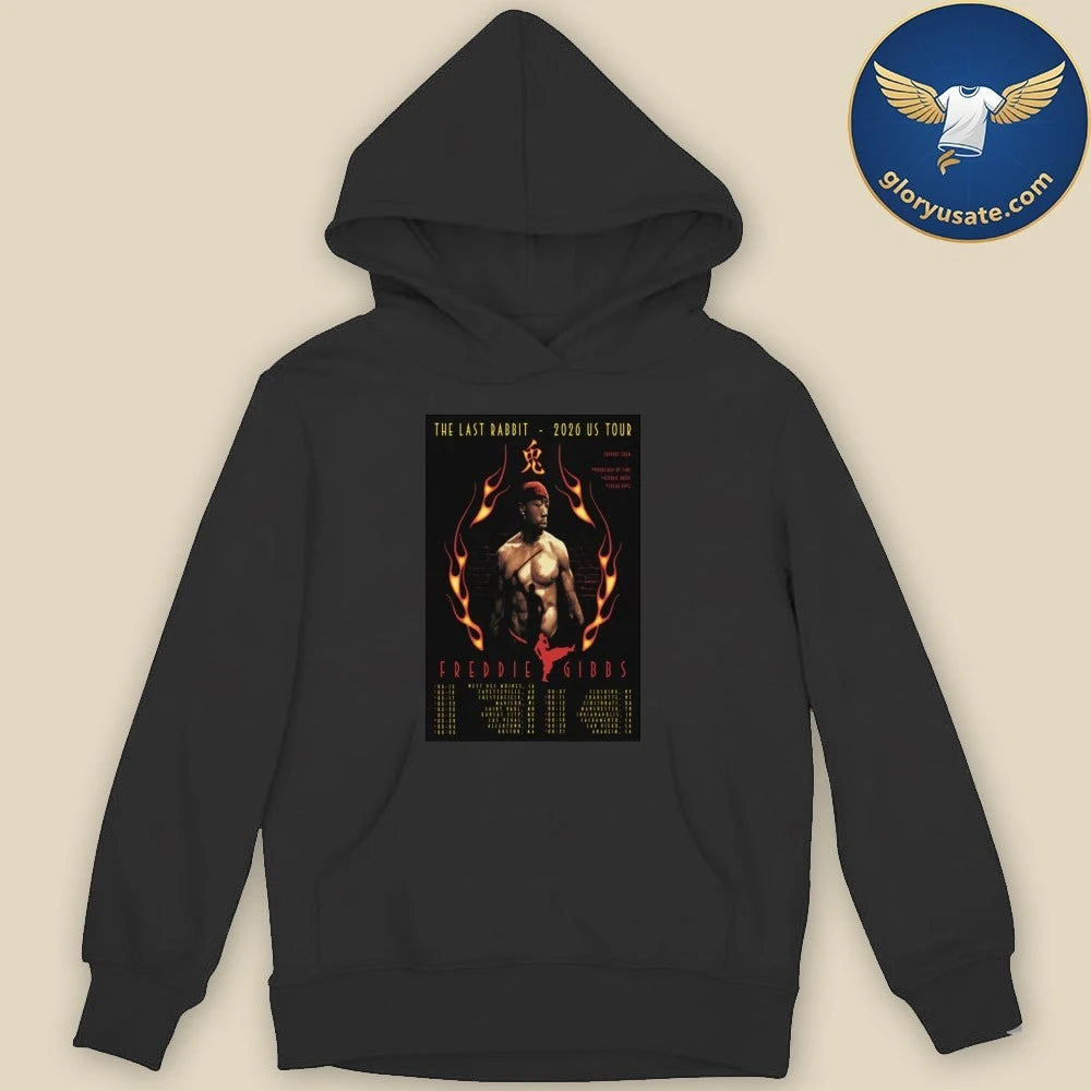 Freddie Gibbs US 2026 The Last Rabbit Tour Poster Shirt