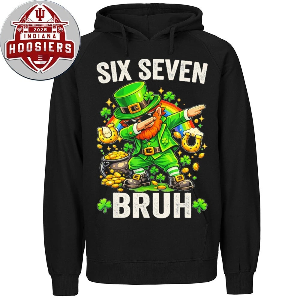 Funny 67 Meme Shamrock St Patrick’s Day Six Seven Bruh Meme T-Shirt