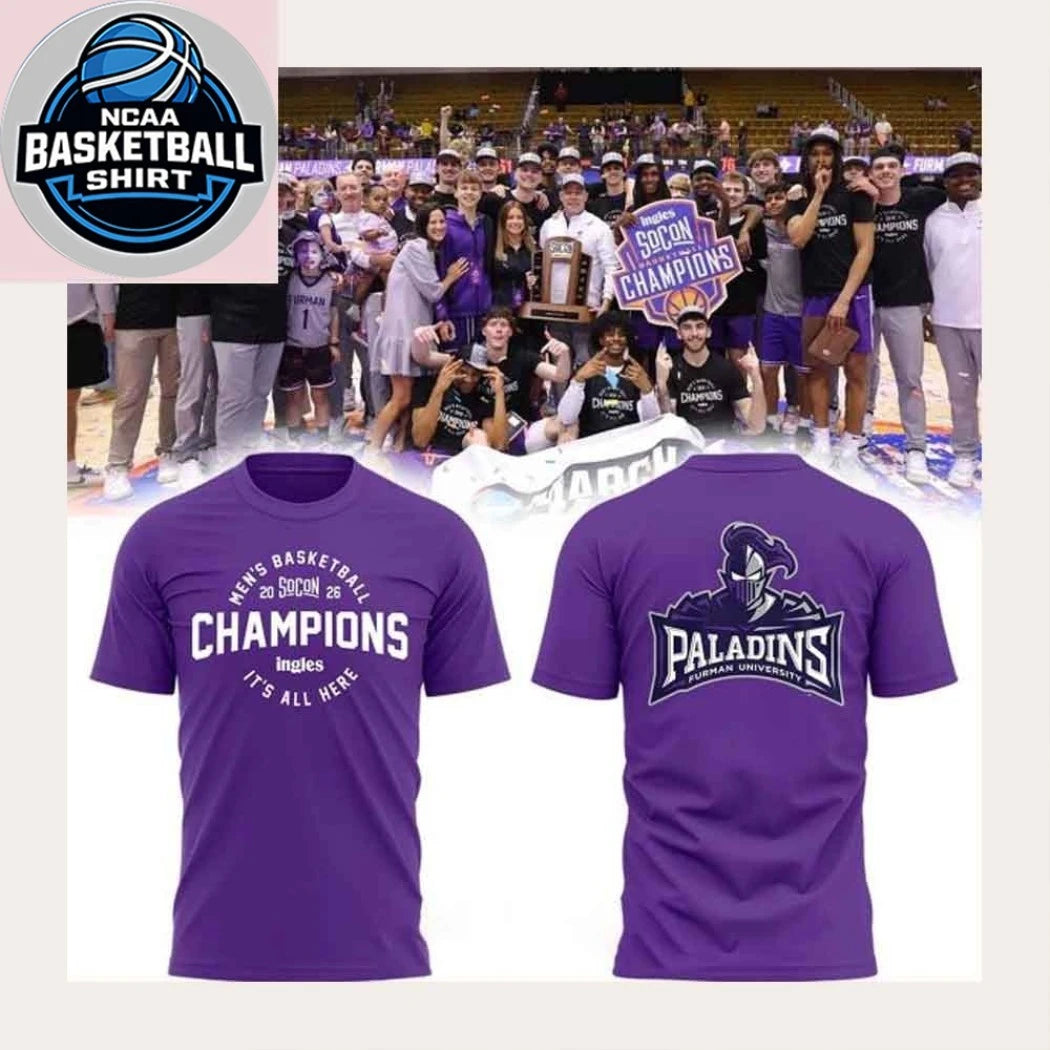 Furman Paladins Men’s Basketball Champions 2026 T-Shirt