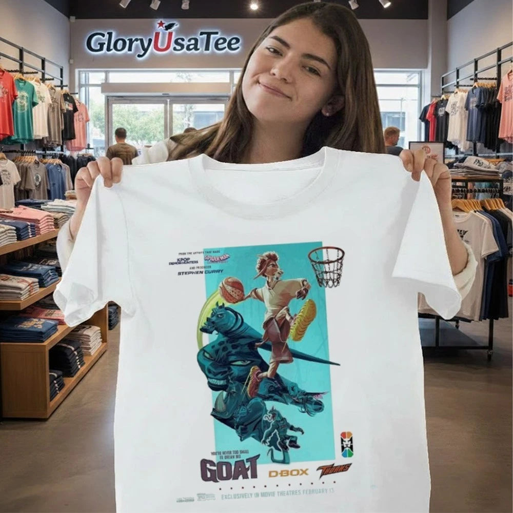 GOAT Animated Basketball Movie Poster You’re Never Too Small To Dream Big February 13 Theatrical Release Shirt