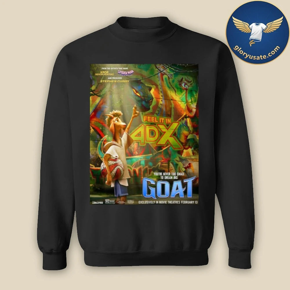GOAT Movie 4DX New Poster February 13 2026 Poster Shirt