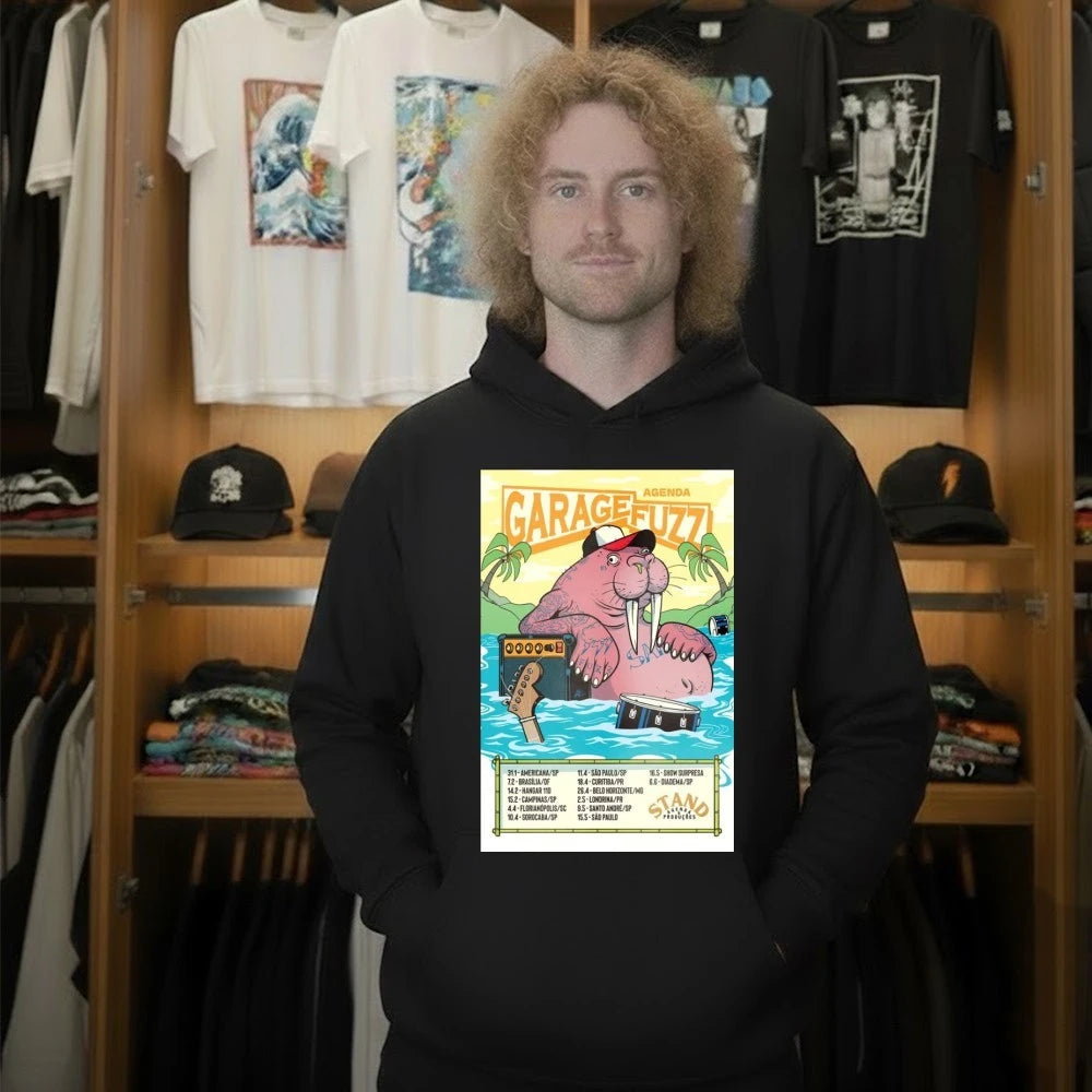 Garage Fuzz South America Tour 2026 Official Gig Poster Shirt